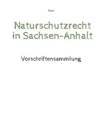 Bild vom Artikel Naturschutzrecht in Sachsen-Anhalt vom Autor Thorsten Franz
