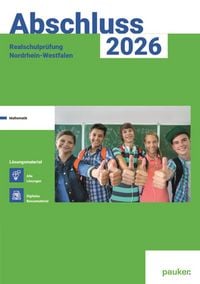 Produktbild: Abschluss 2026 - MSA Realschule NRW - Lösungsband - Mathe