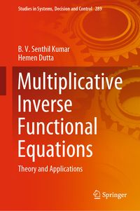Produktbild: Multiplicative Inverse Functional Equations