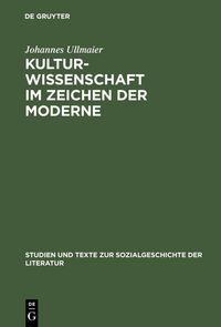 Produktbild: Kulturwissenschaft im Zeichen der Moderne