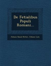 Produktbild: de Fetialibus Populi Romani...