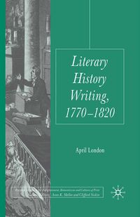 Produktbild: Literary History Writing, 1770-1820