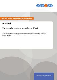 Produktbild: Unternehmensteuerreform 2008