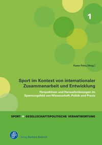 Produktbild: Sport im Kontext von internationaler Zusammenarbeit und Entwicklung