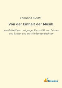 Produktbild: Von der Einheit der Musik