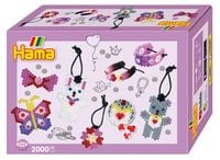 Bild vom Artikel Hama 3508 - Bügelperlen, Geschenkpackung Modeschmuck, 2000 Midi-Perlen und Zubehör vom Autor 