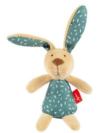 Produktbild: Sigikid 43542 - Greifling Rassel Hase, braun/gr&uuml;n, Pl&uuml;sch, 23 cm