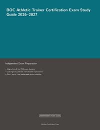 Produktbild: BOC Athletic Trainer Certification Exam Study Guide 2026-2027