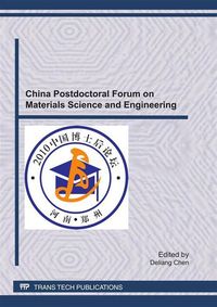 Produktbild: China Postdoctoral Forum on Materials Science and Engineering