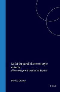 Produktbild: La Loi Du Parallelisme En Style Chinois