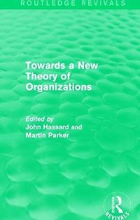 Produktbild: : Towards a New Theory of Organizations (1994)