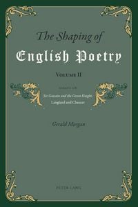 Produktbild: The Shaping of English Poetry- Volume II