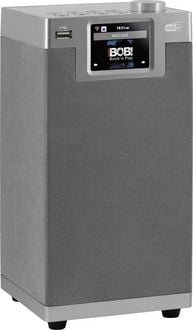 Produktbild: Imperial DABMAN i610 silber Tischradio DAB+, DAB, Internet, UKW Bluetooth&reg;, WLAN DLNA-f&auml;hig Silber