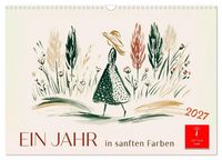 Produktbild: Ein Jahr in sanften Farben (Wandkalender 2027 DIN A3 quer), CALVENDO Monatskalender