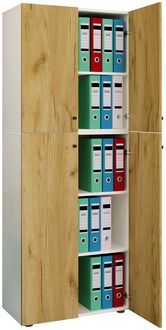 Produktbild: B&uuml;roschrank B&uuml;cher Ordner Aktenschrank Lona 5fach