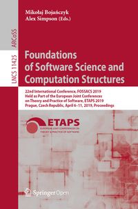Produktbild: Foundations of Software Science and Computation Structures