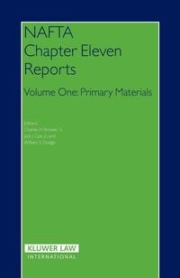 Produktbild: NAFTA Chapter Eleven Reports