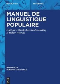 Produktbild: Manuel de linguistique populaire