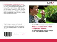 Produktbild: Ansiedad social en ni&ntilde;os con d&eacute;ficit mental