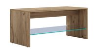 Produktbild: Holz Sofatisch Couchtisch Glas Wisal