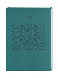 Produktbild: Terminplaner Lederlook 2027 Petrol