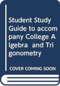 Produktbild: McCallum, W: Student Study Guide to accompany College Algebr