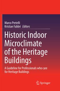 Produktbild: Historic Indoor Microclimate of the Heritage Buildings
