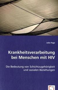 Produktbild: Page, J: Krankheitsverarbeitung bei Menschen mit HIV