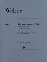Produktbild: Carl Maria von Weber - Klarinettenkonzert Nr. 1 f-moll op. 73