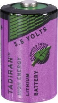 Bild vom Artikel Tadiran Batteries SL 750 S Spezial-Batterie 1/2 AA Lithium 3.6V 1100 mAh 1St. vom Autor 