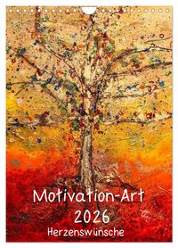 Produktbild: Motivation-Art 2026 (Wandkalender 2026 DIN A4 hoch), CALVENDO Monatskalender