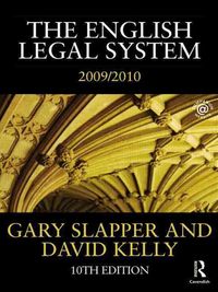 Produktbild: The English Legal System: 2009-2010