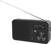 Produktbild: Telestar TELESTAR TOP 100 Schwarz Akku-Radio DAB+, UKW Bluetooth&reg;, USB Akku-Ladefunktion, wiederaufladbar, Weckfunktion Schwarz