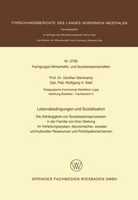Produktbild: Lebensbedingungen und Sozialisation