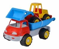 Produktbild: Sandfahrzeug LKW Kipper mit Bagger 29cm/35cm Softreifen