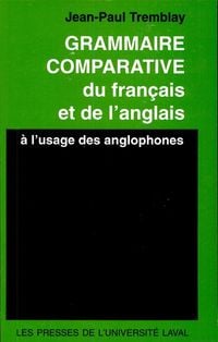 Produktbild: Grammaire comparative du fran&ccedil;ais et de l'anglais