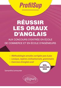 Produktbild: R&eacute;ussir les oraux d'anglais aux concours d'entr&eacute;e en &eacute;cole de commerce et en &eacute;cole d'ing&eacute;nieurs