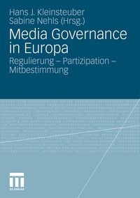 Produktbild: Media Governance in Europa