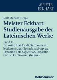 Produktbild: Meister Eckhart: Studienausgabe der Lateinischen Werke