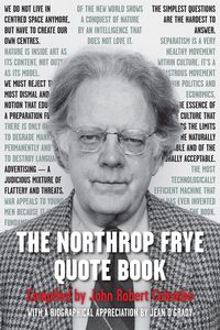Produktbild: The Northrop Frye Quote Book
