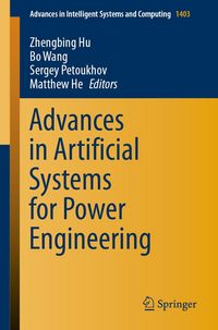 Produktbild: Advances in Artificial Systems for Power Engineering