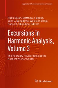 Produktbild: Excursions in Harmonic Analysis, Volume 3
