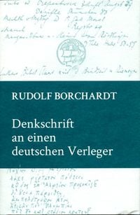 Produktbild: Denkschrift an einen deutschen Verleger