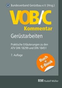 Produktbild: VOB/C Kommentar &ndash; Ger&uuml;starbeiten mit E-Book (PDF)