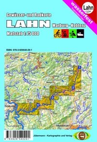 Produktbild: Gew&auml;sser- und Radkarte Lahn