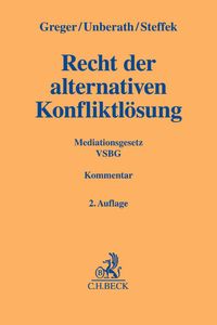 Produktbild: Recht der alternativen Konfliktl&ouml;sung