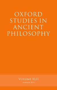 Produktbild: Oxford Studies in Ancient Philosophy, Volume 42