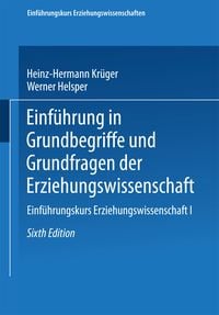 Produktbild: Einf&uuml;hrung in Grundbegriffe und Grundfragen der Erziehungswissenschaft