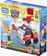 Mattel - Mega Bloks ABC Lernzug 60 Teile, Steck-Bausteine, Bauklötze