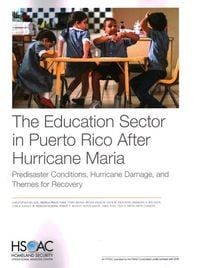 Produktbild: The Education Sector in Puerto Rico After Hurricane Maria